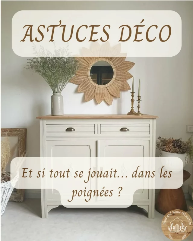Bonsoir à tous 🥰

✨ Astuce déco : le pouvoir des poignées !

Changer les poignées d’un meuble ou d’un placard, ça paraît anodin…
Et pourtant, c’est l’un des moyens les plus simples de donner du style à votre intérieur, sans engager de gros travaux.

Laiton, bois, cuir, noir mat, céramique artisanale : ces petits détails racontent une ambiance, et parfois, suffisent à moderniser tout un espace.

💡 Et si on regardait ensemble comment faire évoluer votre déco avec justesse et simplicité ?

📩 Écrivez-moi, je vous accompagne avec plaisir !

Belle soirée à tous 😘.

Je suis Coralie, décoratrice d’intérieur certifiée:
-> 06.79.05.46.33 
-> woodandwhitedeco@gmail.com
->www.woodandwhitedecoration.fr 

#décorationinterieur#décoratriceintérieur#architecteinterieur#saôneetloire#centreeuropeendeformation#entrepreneusescreatives#instahome#décorations#deco#homedecoration#homeinspo#homedesigner#inspideco#homedecoration#designdinterieur#homedesign#homerenovation#decoinspiration#astucedeco#decointerieure#agencementinterieur #decoepuree#decoauthentique #detailsquifontlamaison#upcyclingmeuble #changementpoignee#woodandwhitedecoration